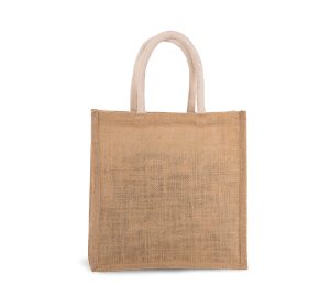 Jute canvas tote – large Kimood KI0274