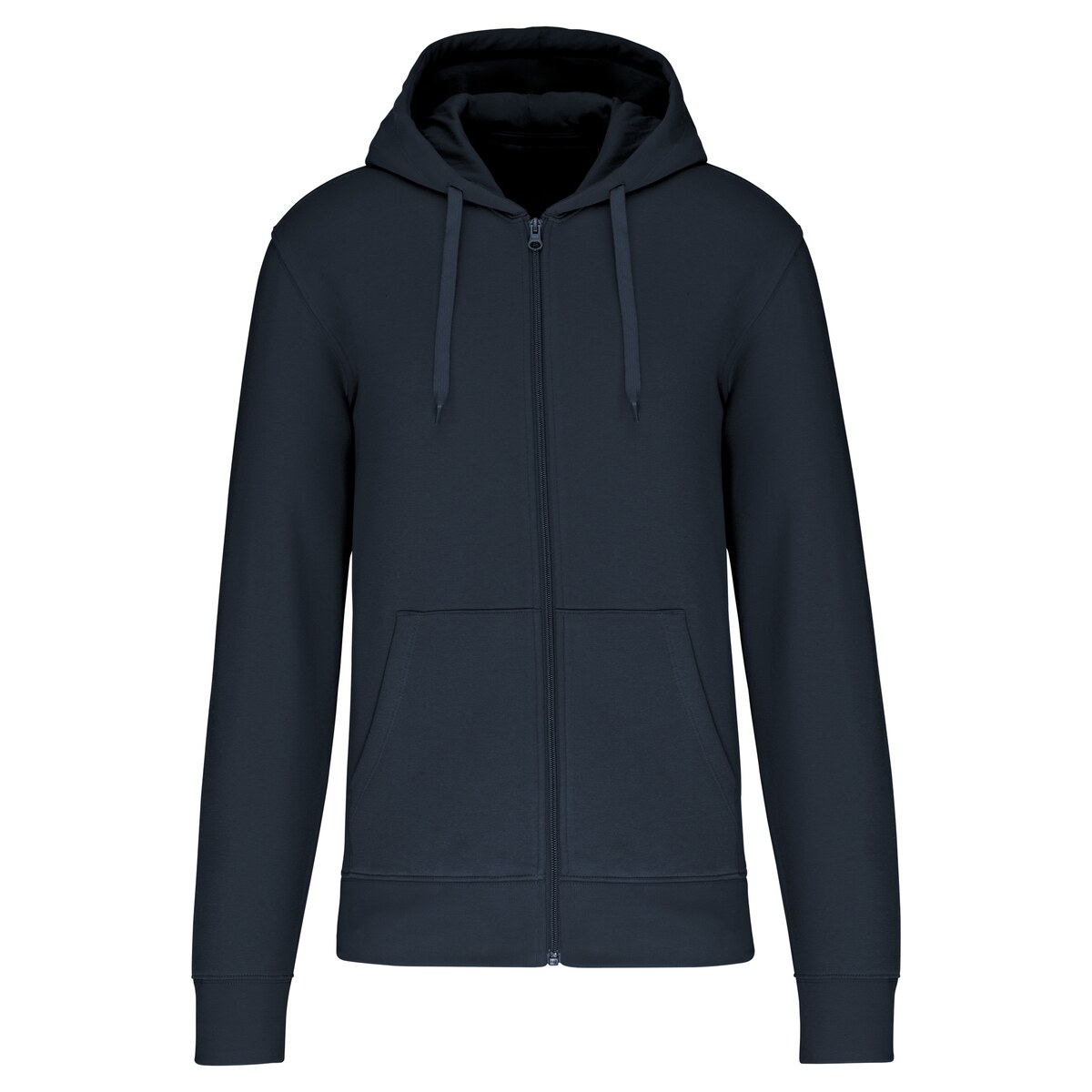 Men's eco-friendly hooded sweatshirt with zip fastening Kariban KA4030