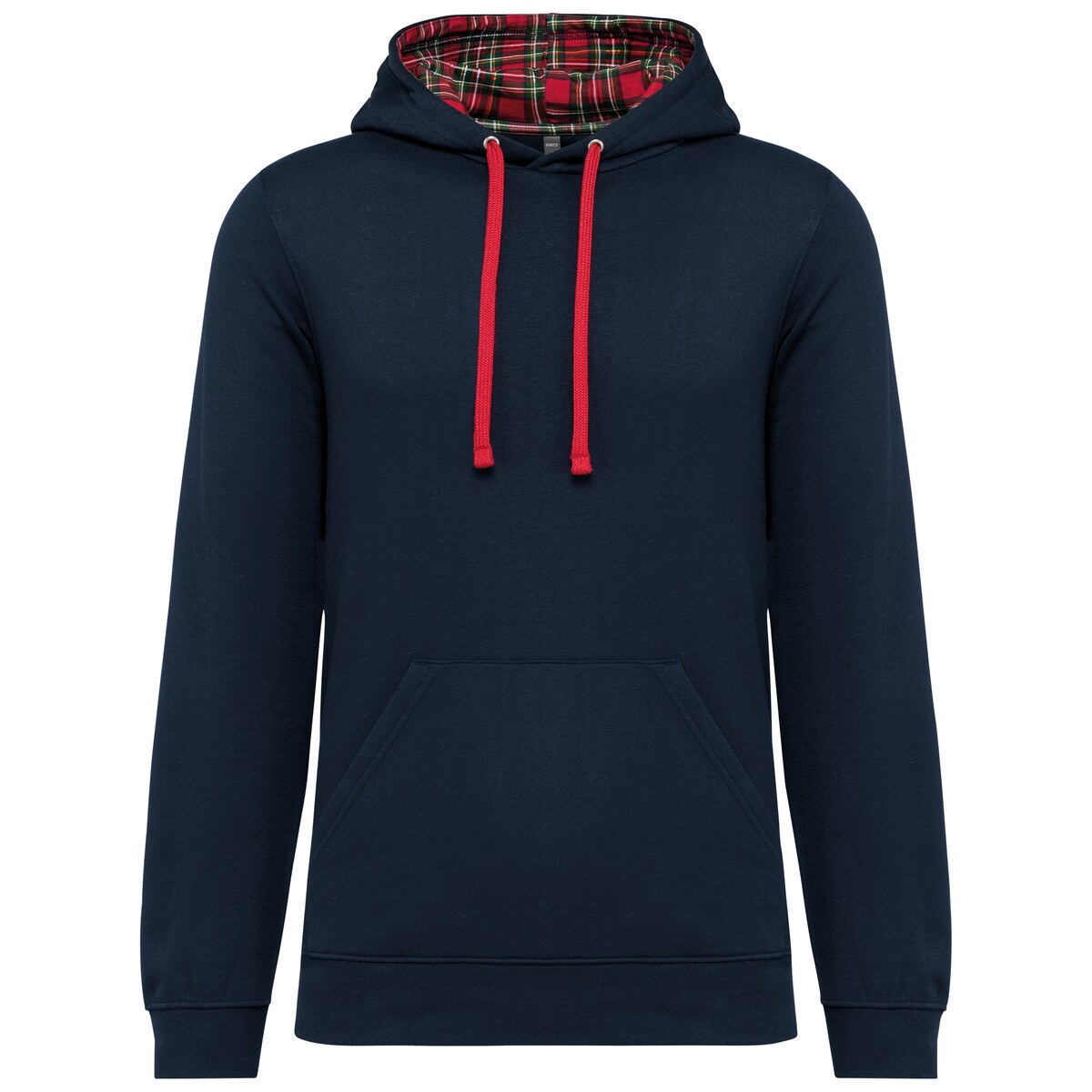 Unisex contrast patterned hooded sweatshirt Kariban KA4013