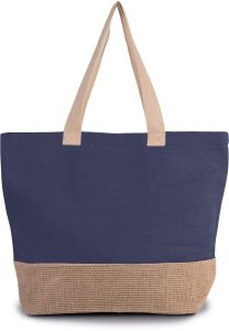 Rustic Juco hold-all shopper bag Kimood KI0258