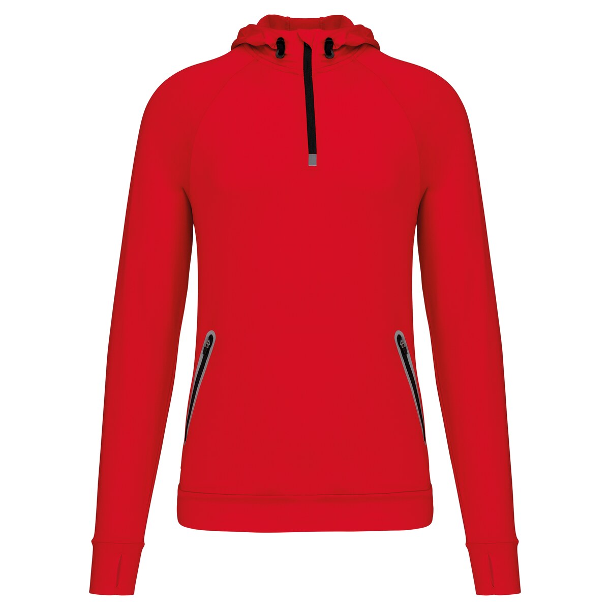 Zip neck hooded sports sweatshirt Proact PA360