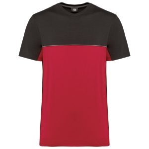 Unisex eco-friendly short sleeve two-tone T-shirt Designed To Work WK304