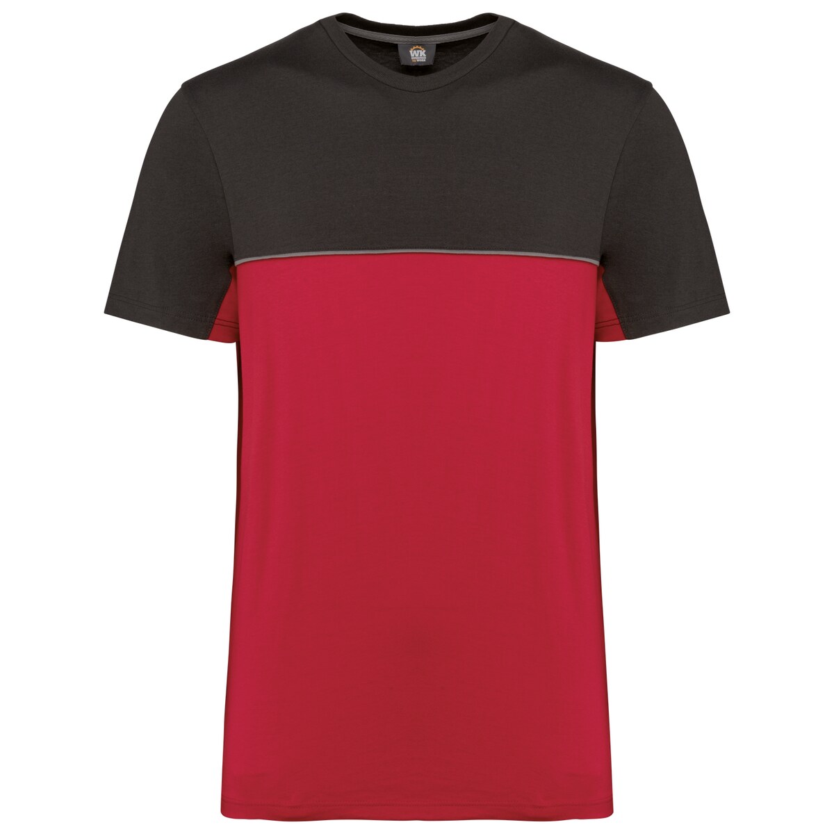 Unisex eco-friendly short sleeve two-tone T-shirt Designed To Work WK304