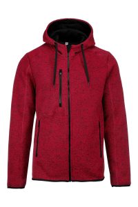 Men’s heather hooded jacket Proact PA365