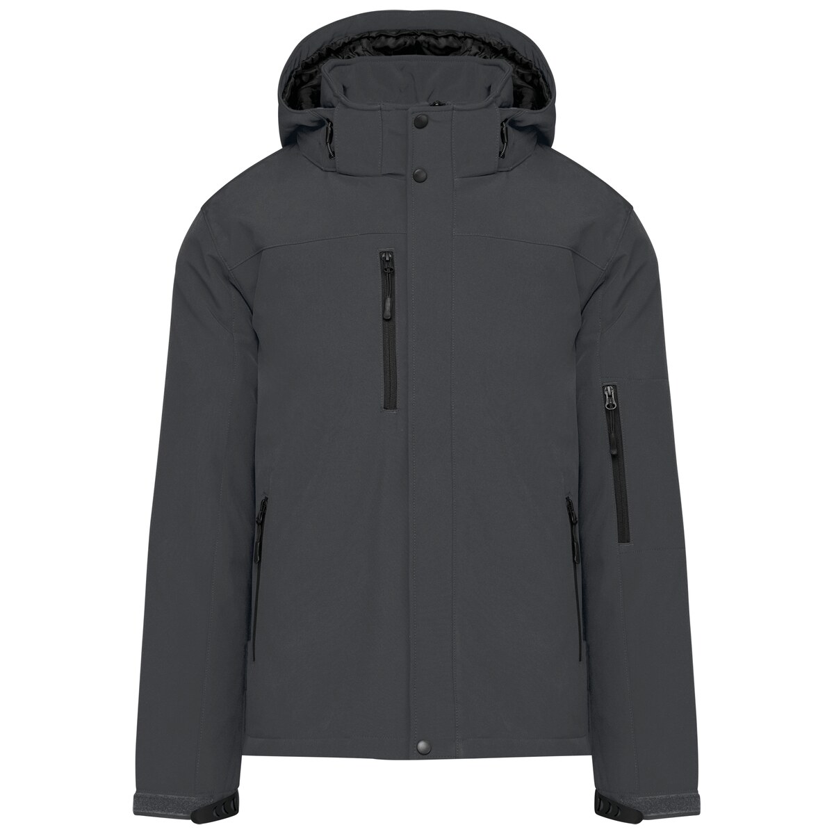 Men's hooded softshell lined parka Kariban KA650