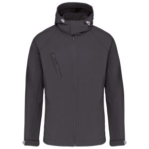 Men’s detachable hooded softshell jacket Kariban KA413