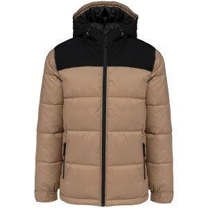 Unisex bi-tone padded jacket with hood Kariban KA6163
