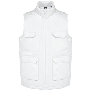 Unisex padded multi-pocket polycotton vest Designed To Work WK607