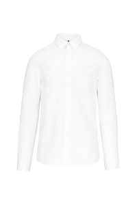 Camicia Oxford in cotone lavato a maniche lunghe Kariban KA516