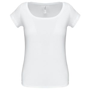 Ladies’ boat neck short-sleeved t-shirt Kariban KA384