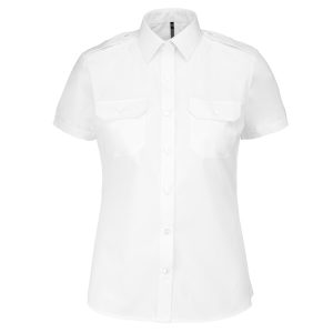 Ladies’ short-sleeved pilot shirt Kariban KA504
