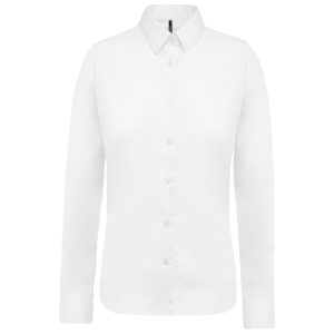 Ladies’ long-sleeved cotton poplin shirt Kariban KA510