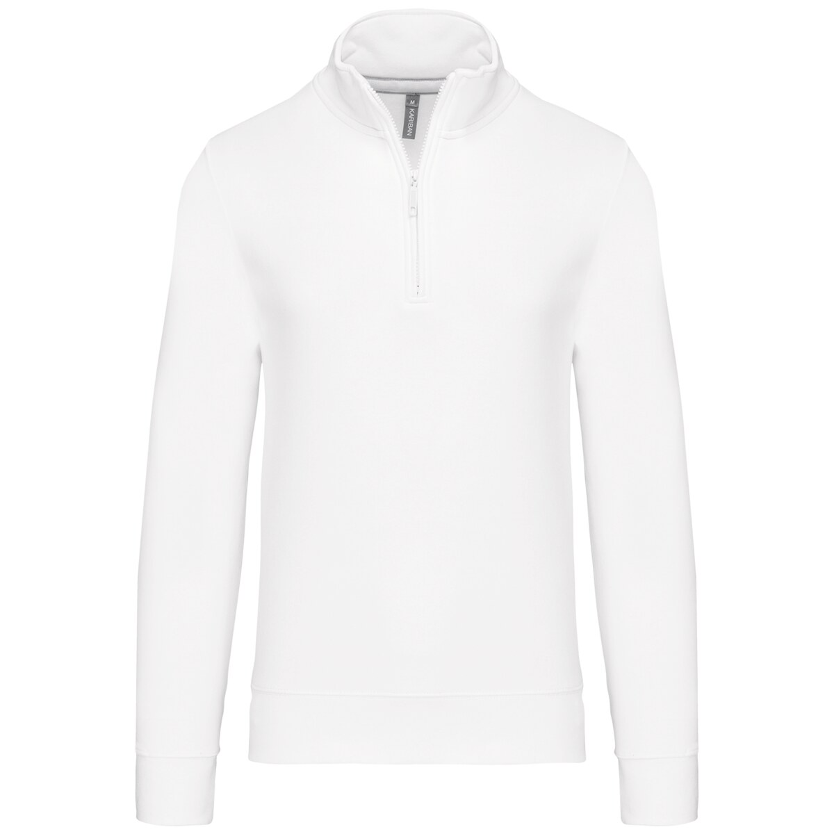 Zipped neck sweatshirt Kariban KA487