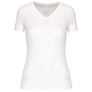 Ladies’ V-neck short-sleeved sports t-shirt Proact PA477