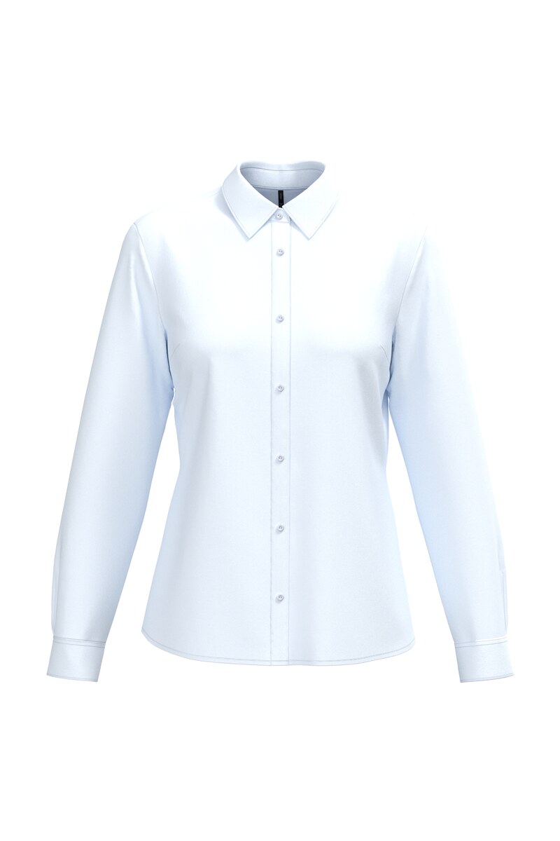 Ladies' poplin easy care polycotton shirt Kariban KA584