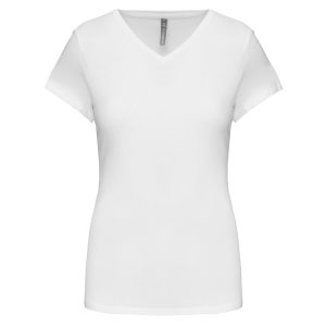 Ladies’ short-sleeved V-neck t-shirt Kariban KA3015