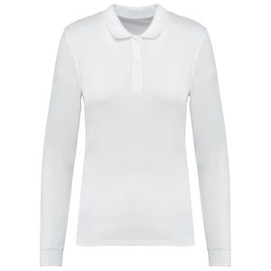 Ladies’ Organic 180 piqué polo shirt long sleeves Kariban KA2028