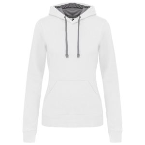 Ladies’ contrast hooded sweatshirt Kariban KA465