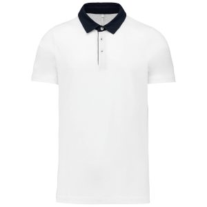 Men’s two-tone jersey polo shirt Kariban KA260
