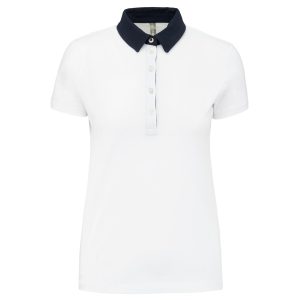 Ladies’ two-tone jersey polo shirt Kariban KA261