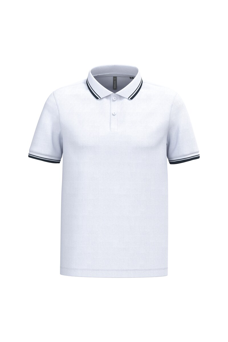 Men's short-sleeved polo shirt with contrasting piping Kariban KA272