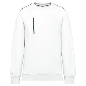 Unisex Daytoday contrasting pocket sweatshirt Designed To Work WK403