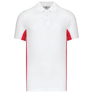 Flag short-sleeved two-tone polo shirt Kariban KA232