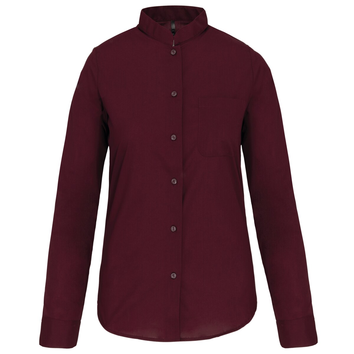 Ladies' long-sleeved mandarin collar shirt Kariban KA514