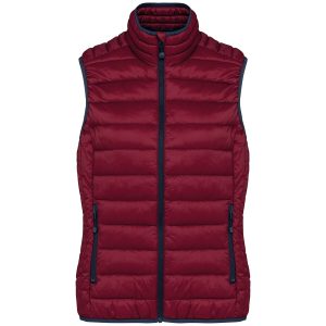 Ladies’ lightweight sleeveless fake down jacket Kariban KA6114