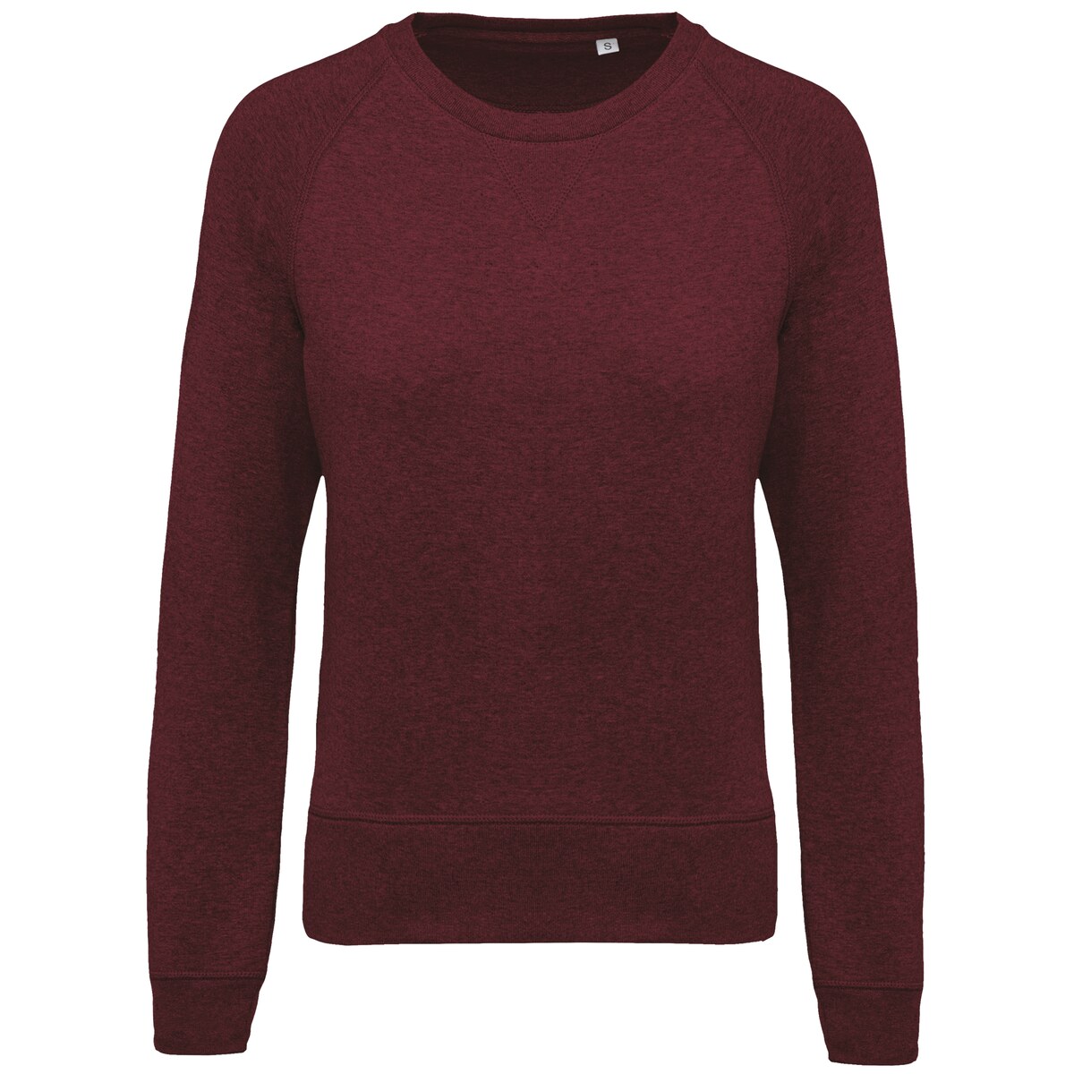 Ladies' organic cotton crew neck raglan sleeve sweatshirt Kariban KA481