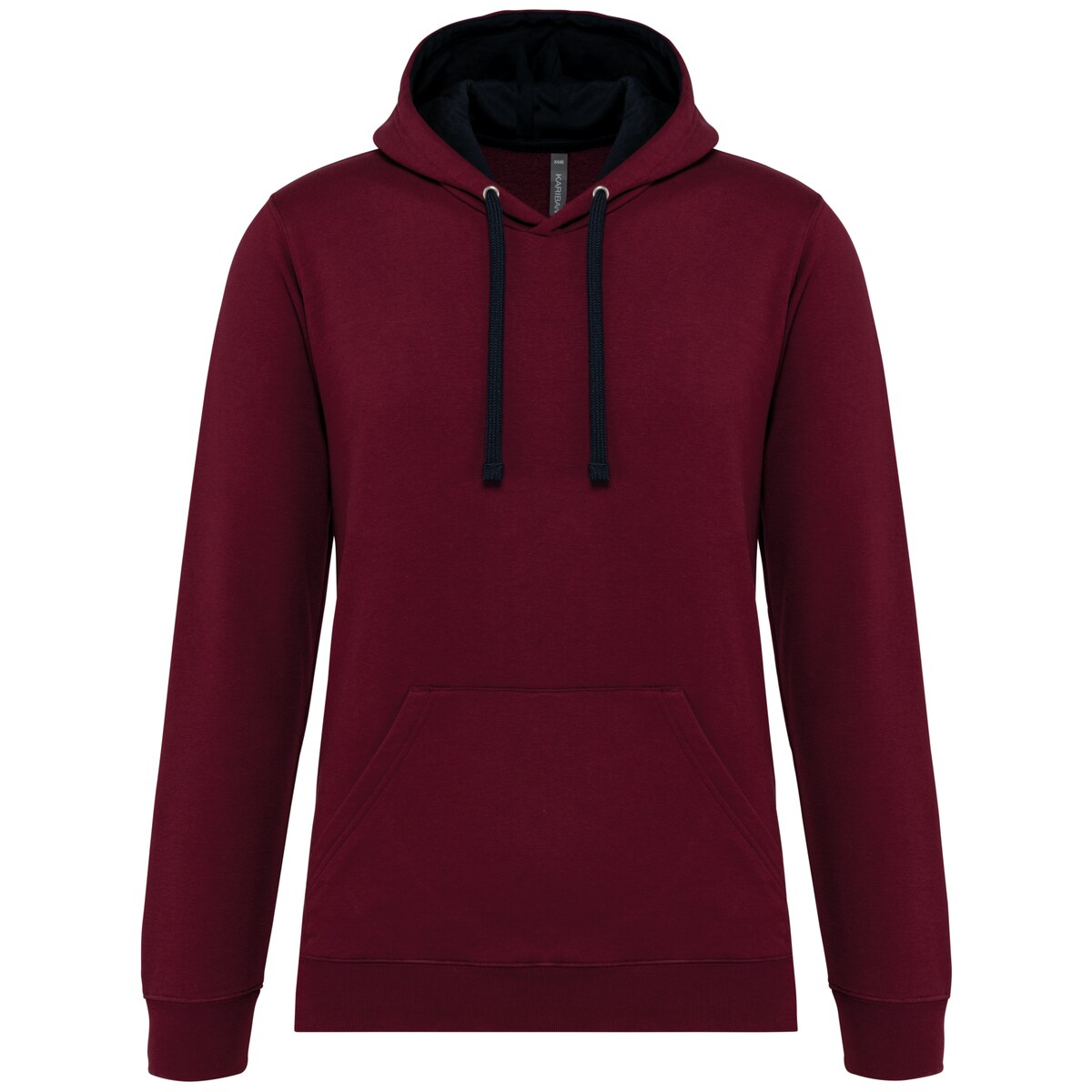 Men's contrast hooded sweatshirt Kariban KA446