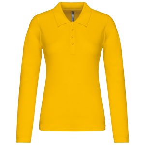 Ladies’ long-sleeved piqué polo shirt Kariban KA257