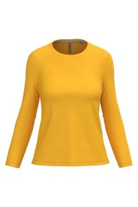 Ladies’ long-sleeved crew neck t-shirt Kariban KA383