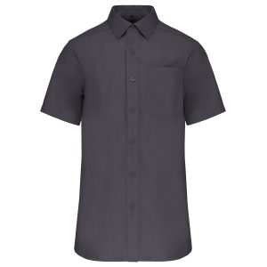 Camicia in popeline di cotone da uomo a maniche corte Kariban KA543