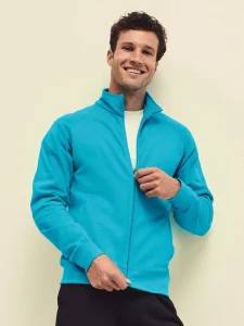 Felpa leggera con zip Fruit of the Loom FR621600