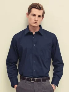 Poplin shirt long sleeve Fruit of the Loom FR651180