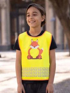Gilet di sicurezza per bambini Funtastic Wildlife Korntex FUNFOX