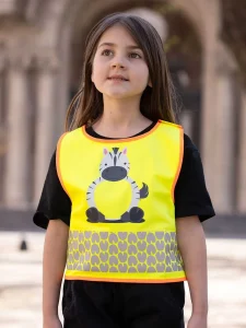 Gilet di sicurezza per bambini Funtastic Wildlife Korntex FUNZEBR