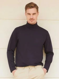 Long-sleeved roll neck top Henbury HN020