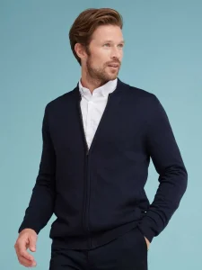 Unisex zip through cardigan Henbury HEH718