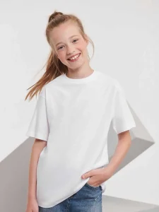 T-shirt Pure Organic per bambini Russell JE108B