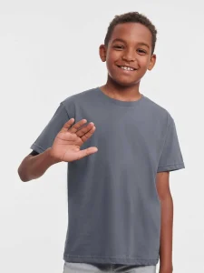 T-shirt slim per bambini Russell JE155B