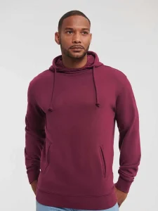 Felpa con cappuccio e collo alto Pure Organic Russell JE209M