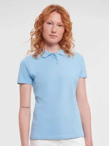 Polo classica in cotone da donna Russell JE569F