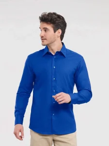 Camicia Oxford da uomo a manica lunga sartoriale Russell JE922M