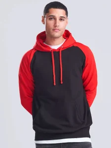 Baseball hoodie Just Hoods AWJH009