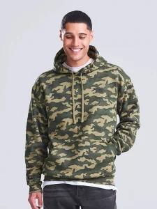 Camo hoodie Just Hoods AWJH014
