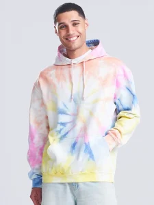 Tie-dye hoodie Just Hoods AWJH022