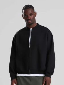 Signature heavyweight bomber sweat Just Hoods AWJH124