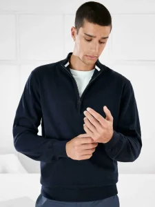 Maglione troyer con mezza zip da uomo Daiber JN1324
